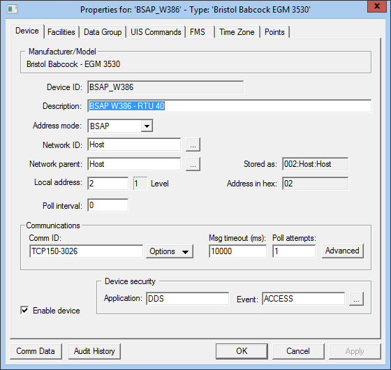 BSAP EIE - Device Page BSAP EIE - Device Page